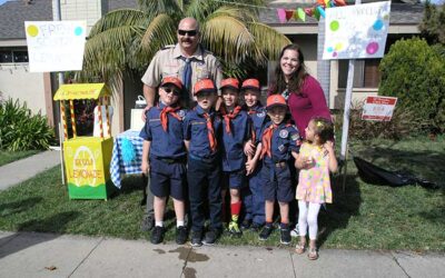Den 7’s Lemonade Stand Raises $376 for Pack Charity!