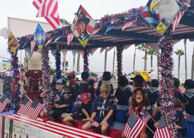 Pack 2207 July 4th 2024 Parade - Huntington Beach, CA