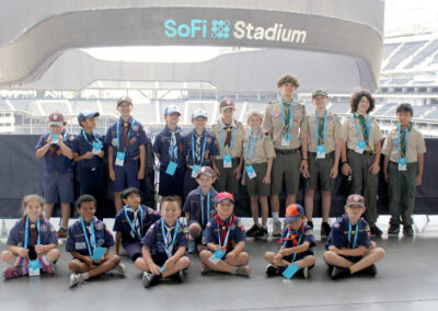 Pack 227 visits SoFi Stadium